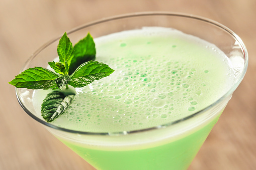 Grasshopper is a sweet, mint-flavored, after-dinner cocktail drink