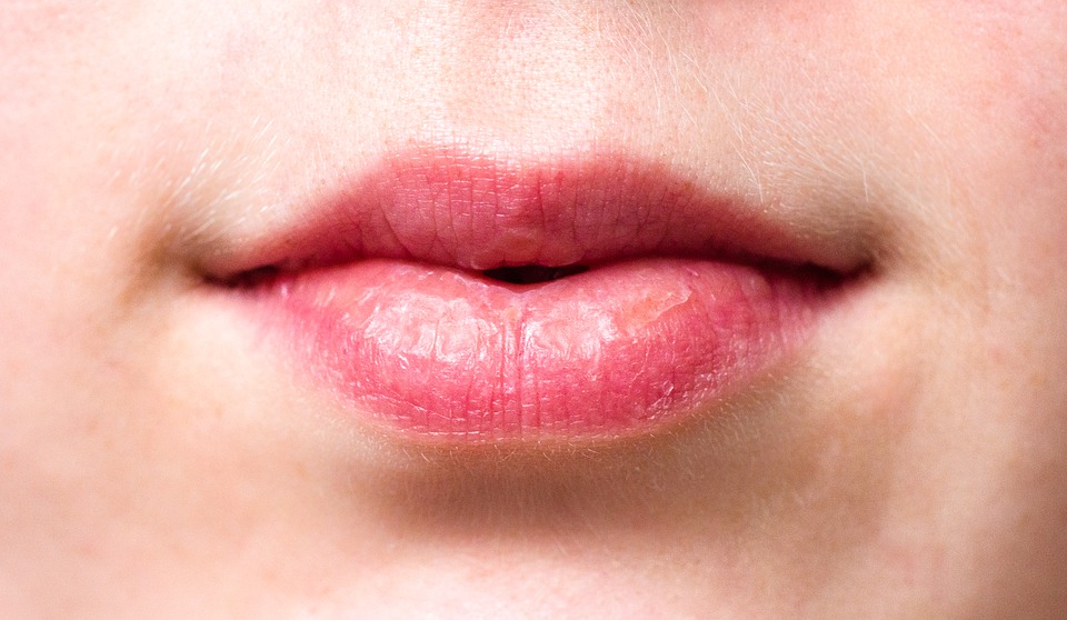 close up of a woman lips